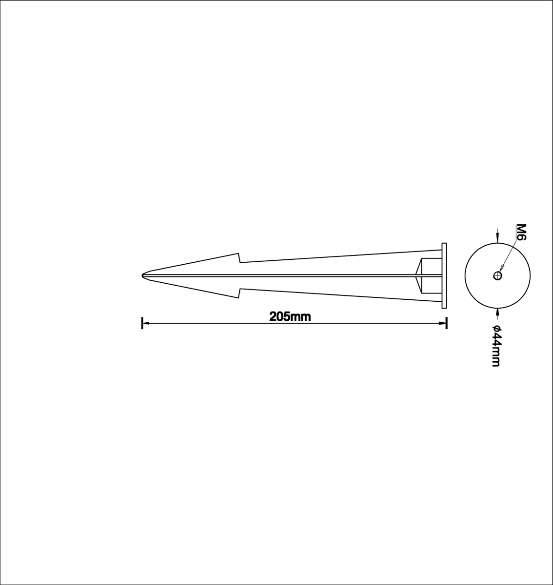 Основание пика Donolux Spike205DG1