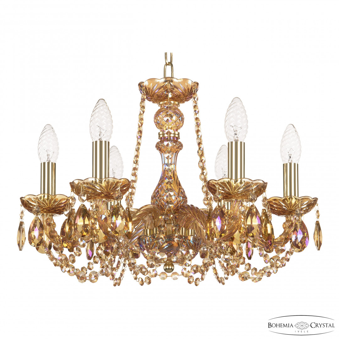 Люстра хрустальная 119/6/165 G M777 Bohemia Ivele Crystal