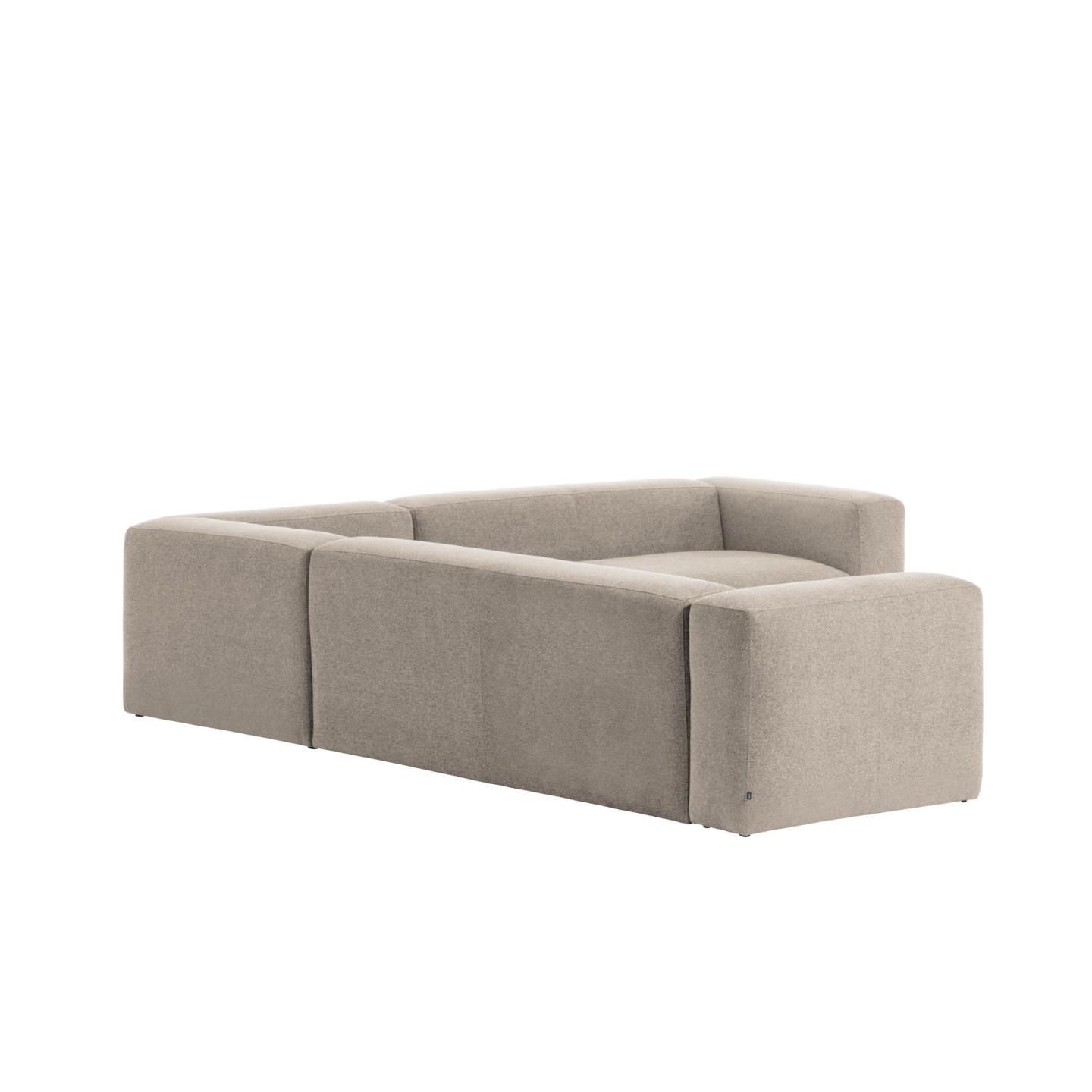 Угловой 5 местный диван Blok 320 x 290 cm бежевый La Forma (ex Julia Grup)