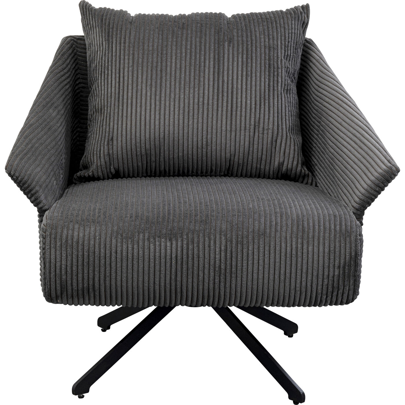 Кресло вращающееся Milo Grey KARE 87837