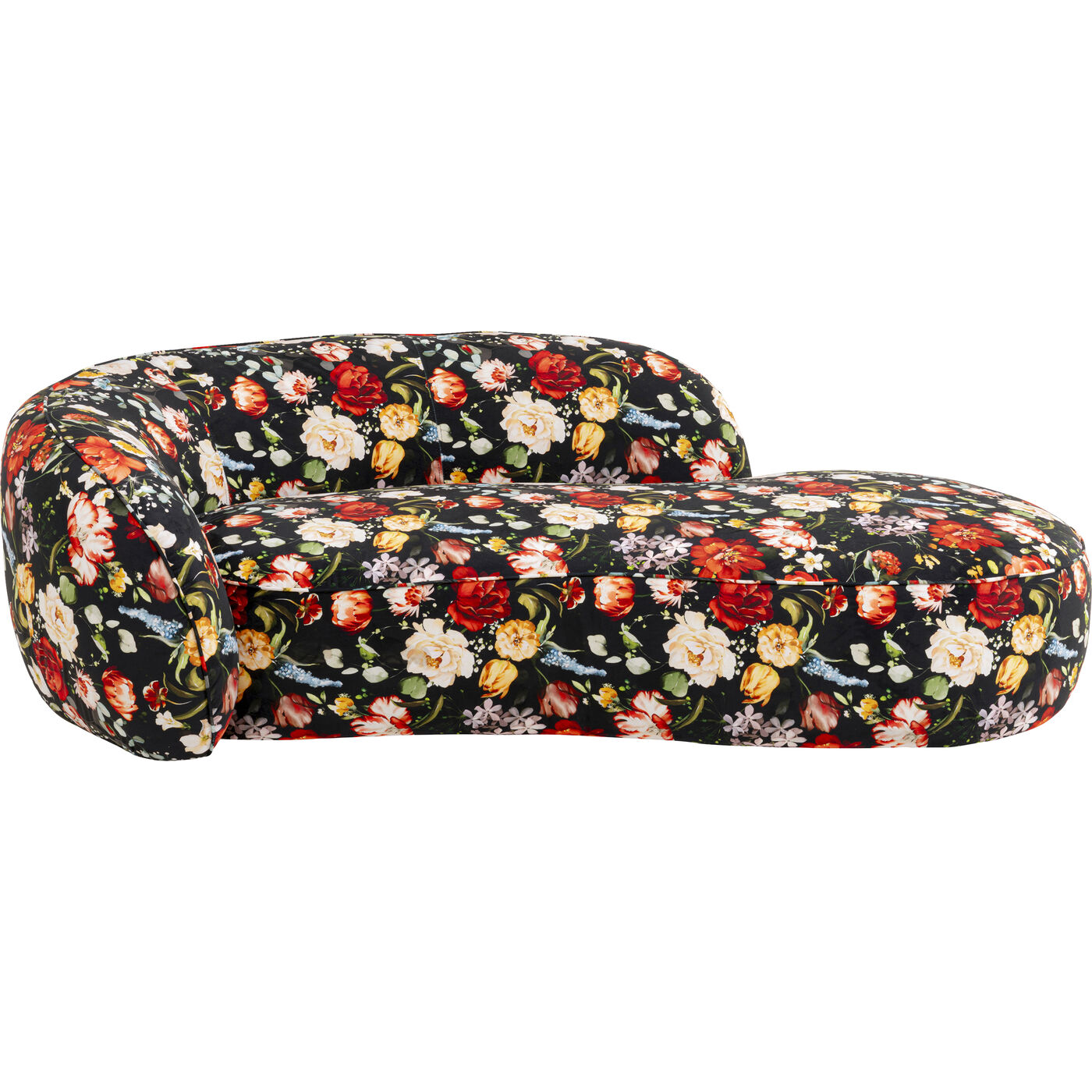 Диван Wonder Flowers Black 200cm KARE 71390