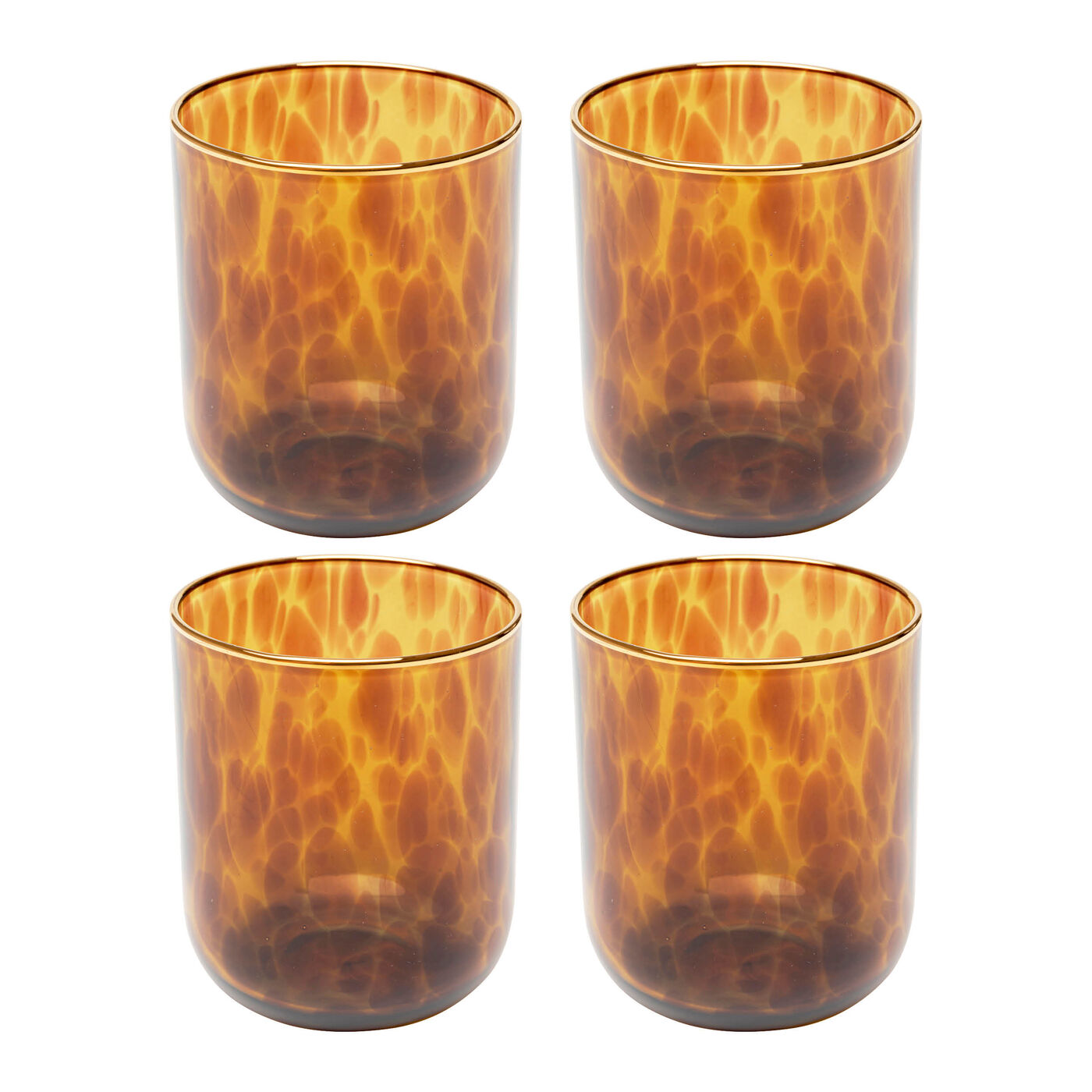 Набор стаканов Caramel 10cm (4/part) KARE 47204