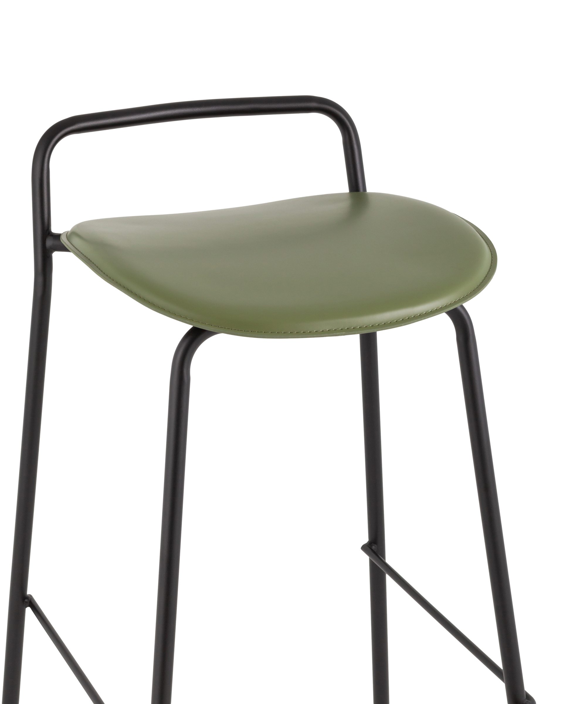 Стул барный Mantis экокожа зеленый Stool Group
