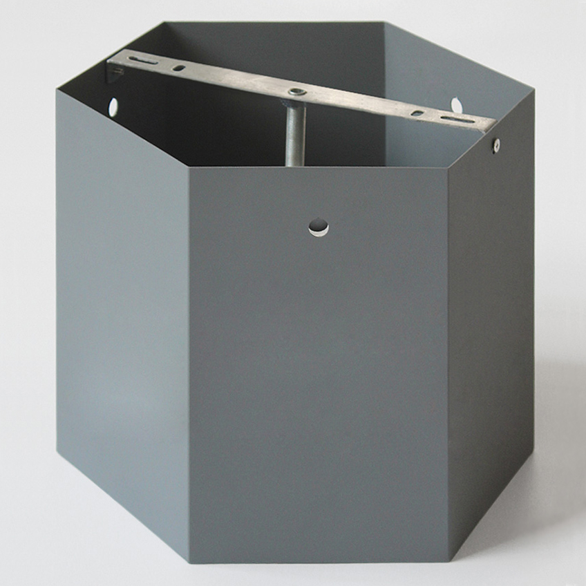 Потолочный светильник HEXAGON B H20 Grey by ImperiumLoft