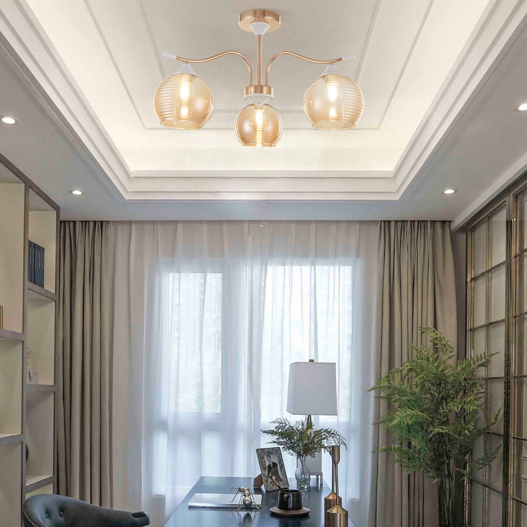 Люстра с плафонами 327719/3 FG+WH Arte Milano