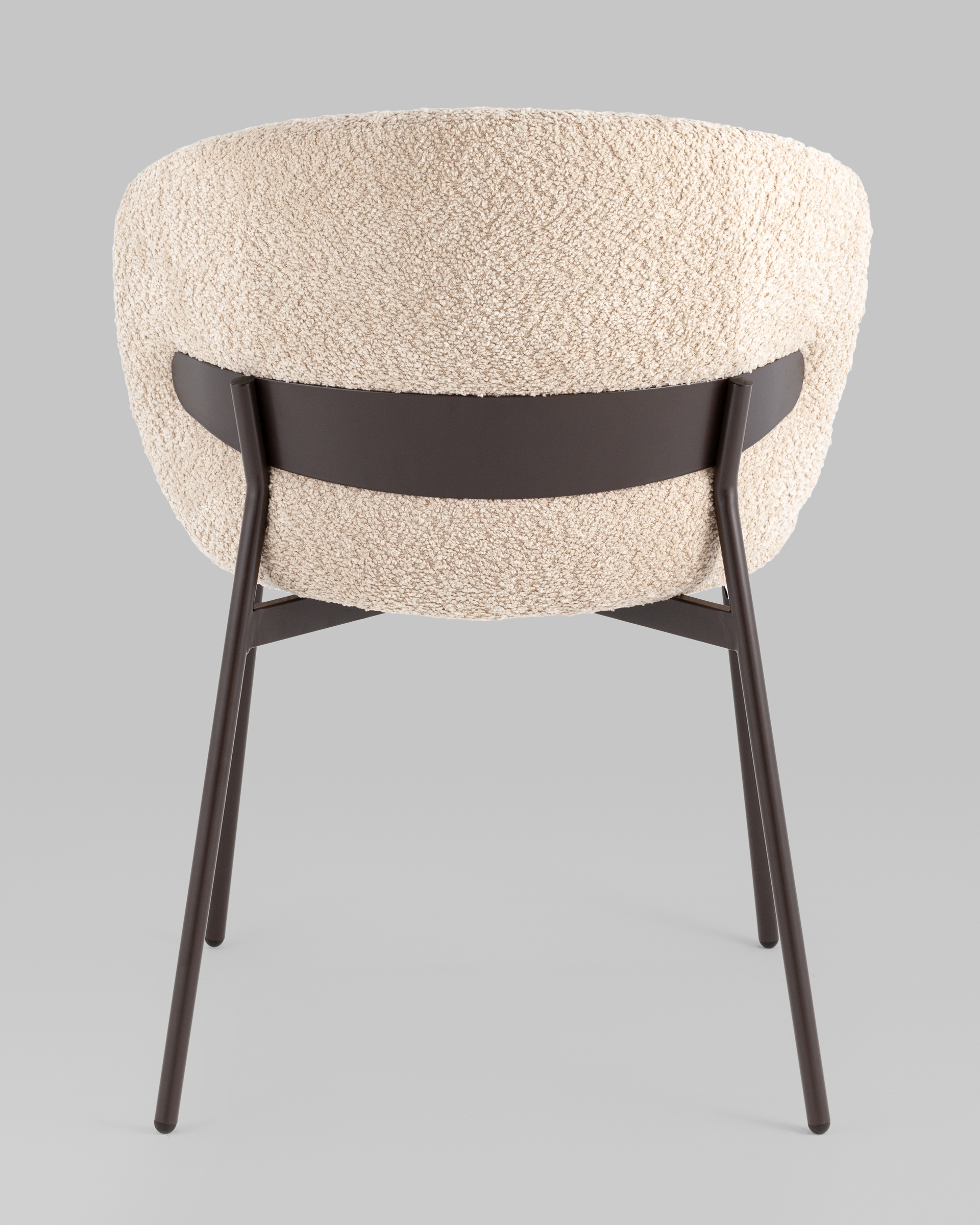 Стул Блейз букле капучино каркас серо-коричневый Stool Group