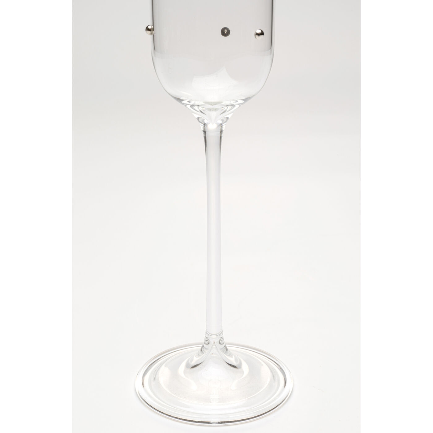 Бокал для шампанского Glam Dots Silver 25cm KARE 58023