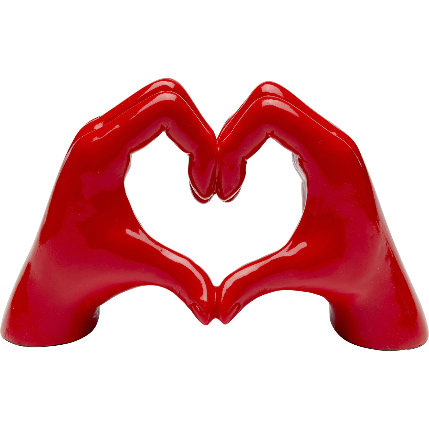 Фигура декоративная Heart Hands Red 12cm KARE 56649