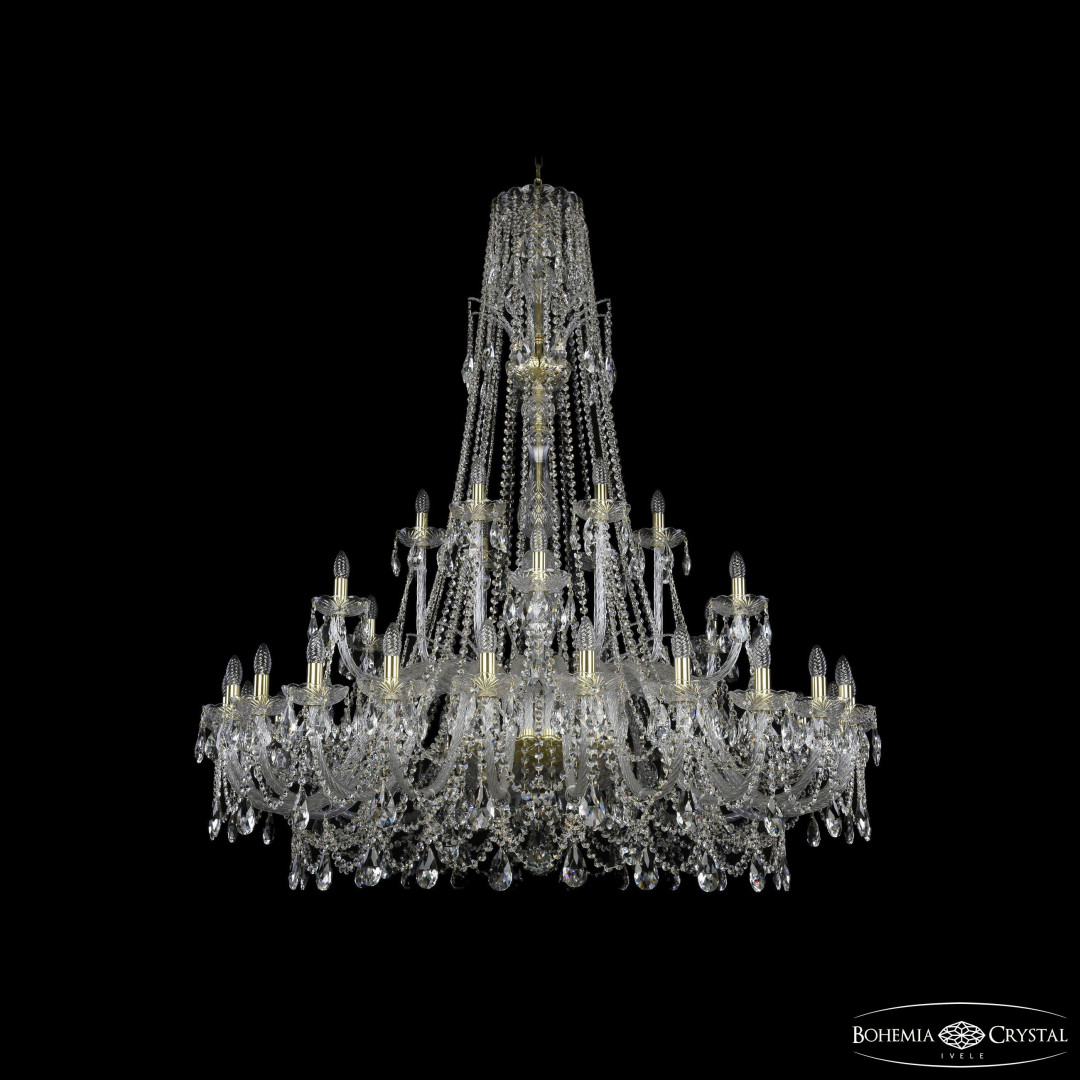 Люстра хрустальная 1411/24+6+6/530/XL-165 G