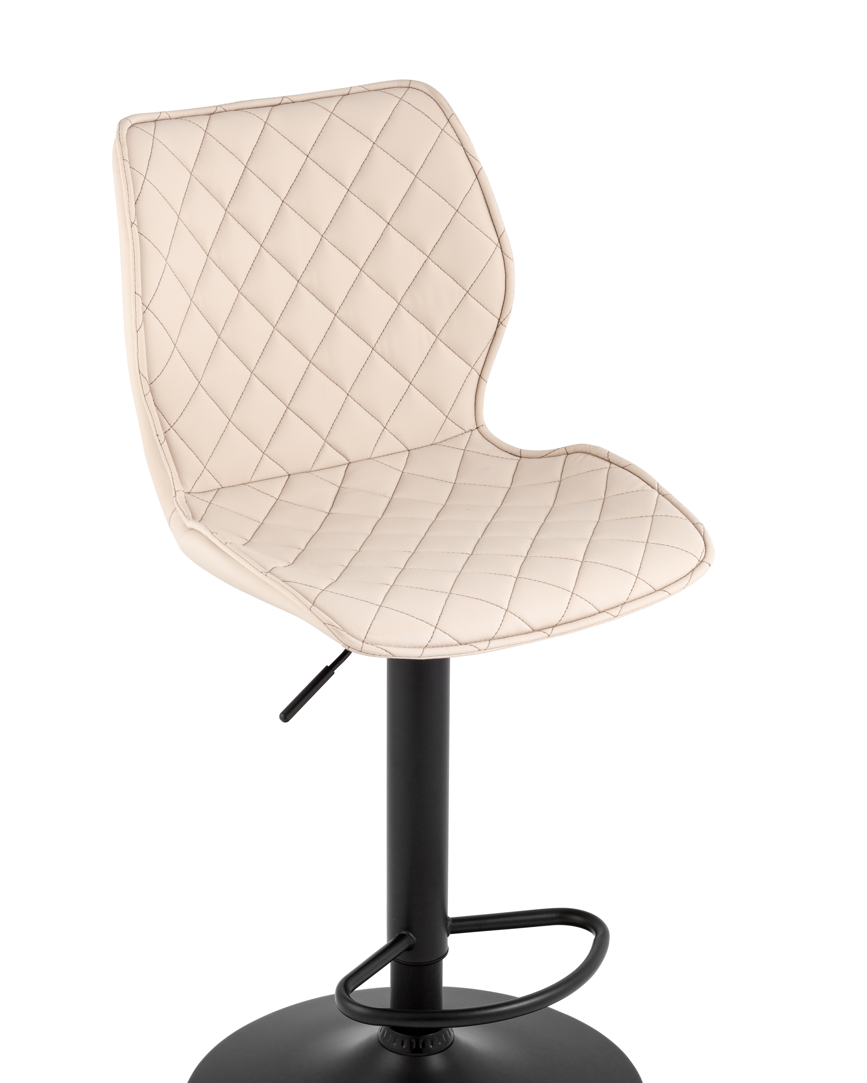 Стул барный Dome экокожа светло-серый Stool Group