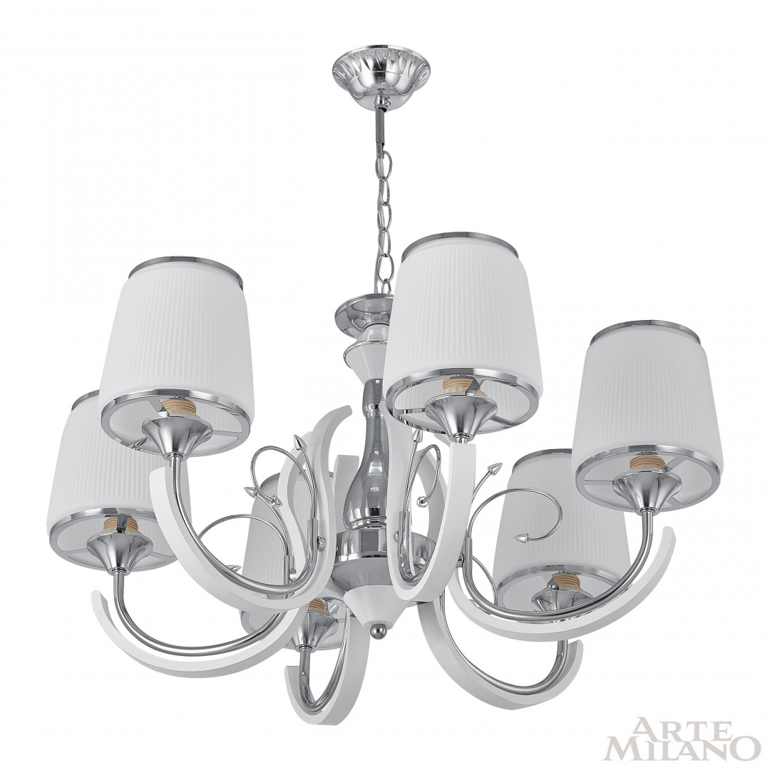Люстра подвесная с плафонами 309247/6 Wh/Ni Arte Milano