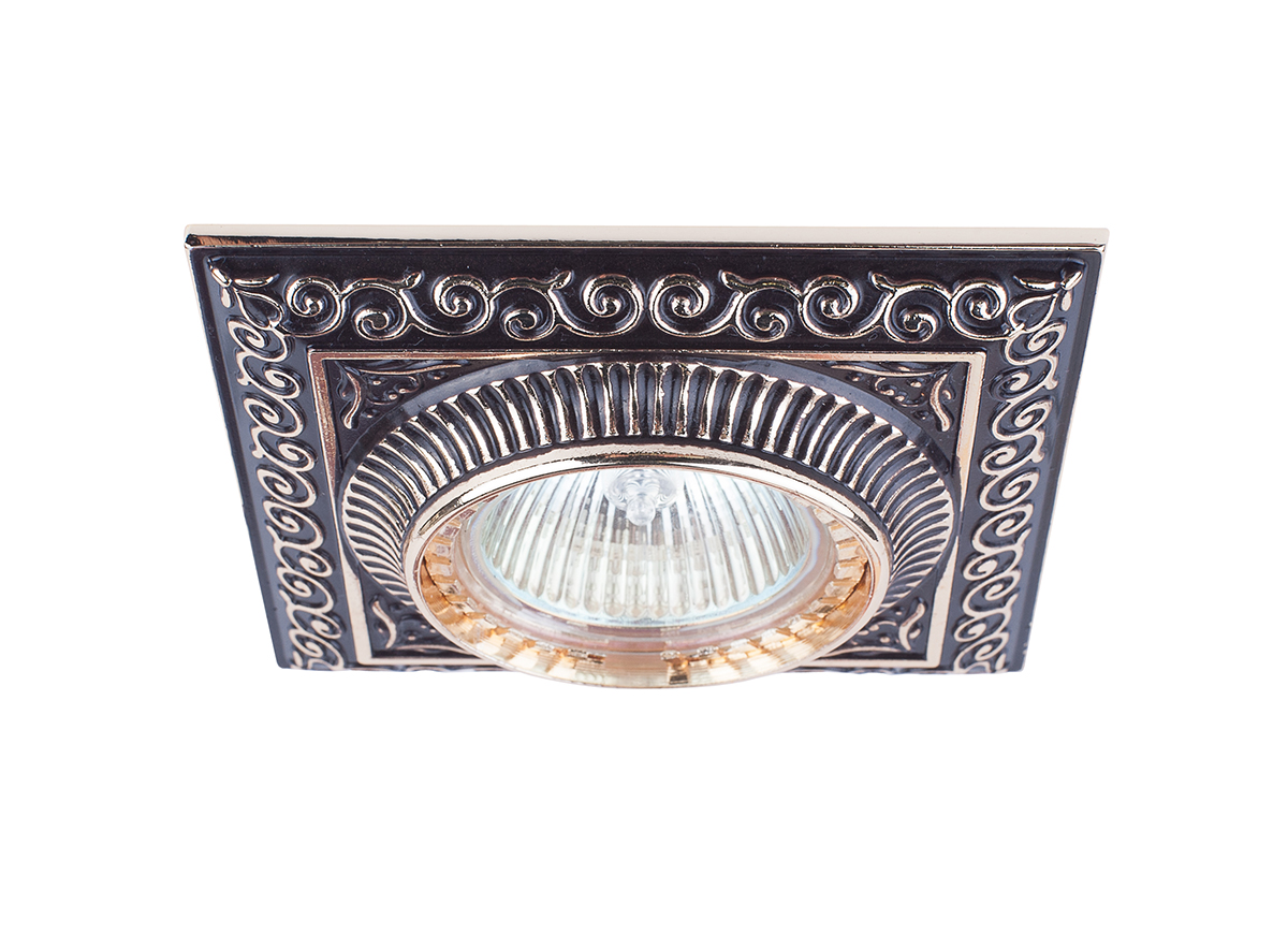 Встраиваемый светильник Donolux SN1583-French gold+Brown copper