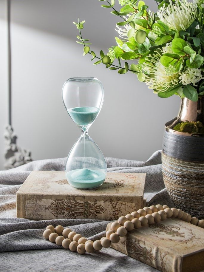 Декоративное изделие Песочные часы Glasar 73229-JADE