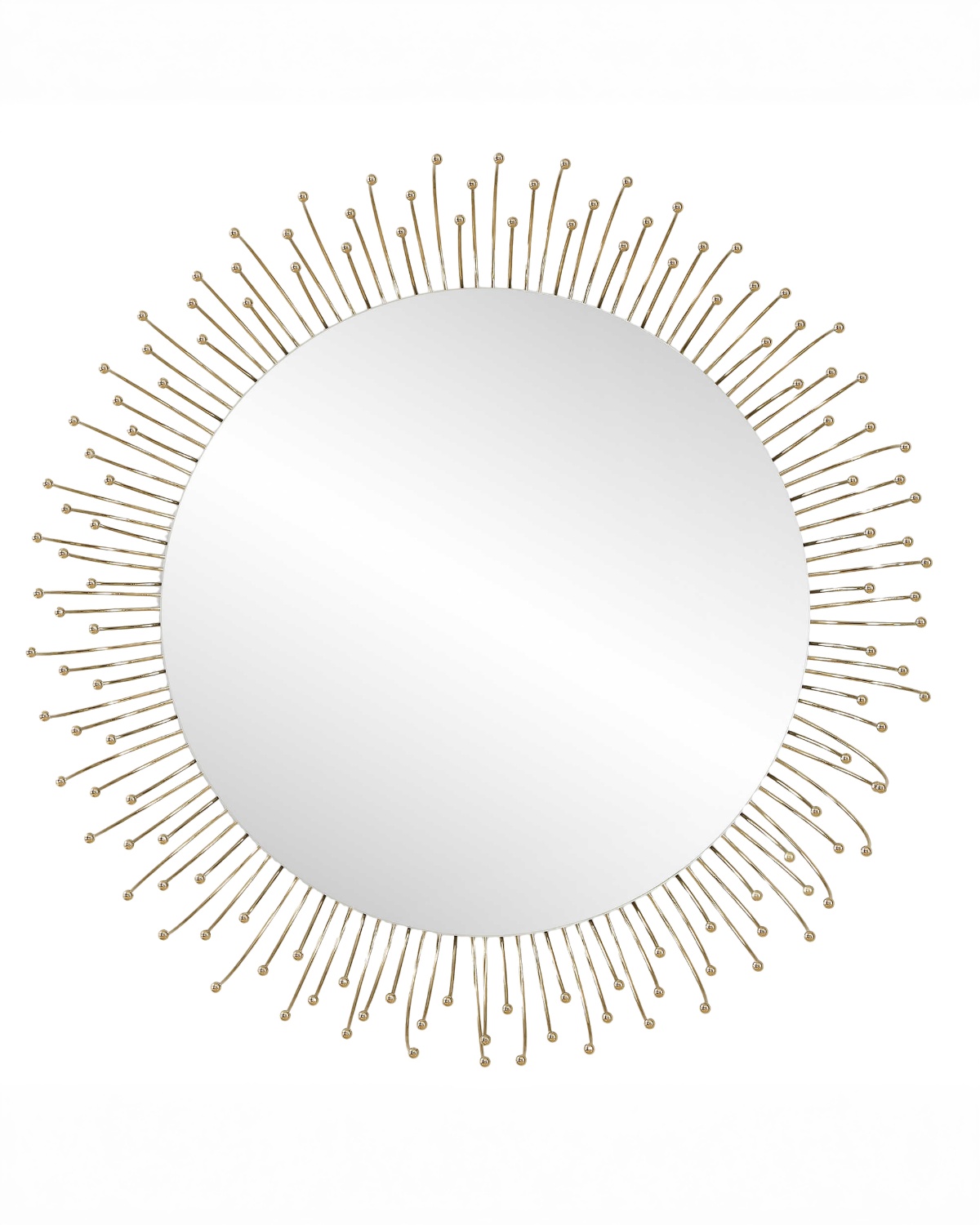 Золотое зеркало настенное Уго Louvre Home DWM829031RJ