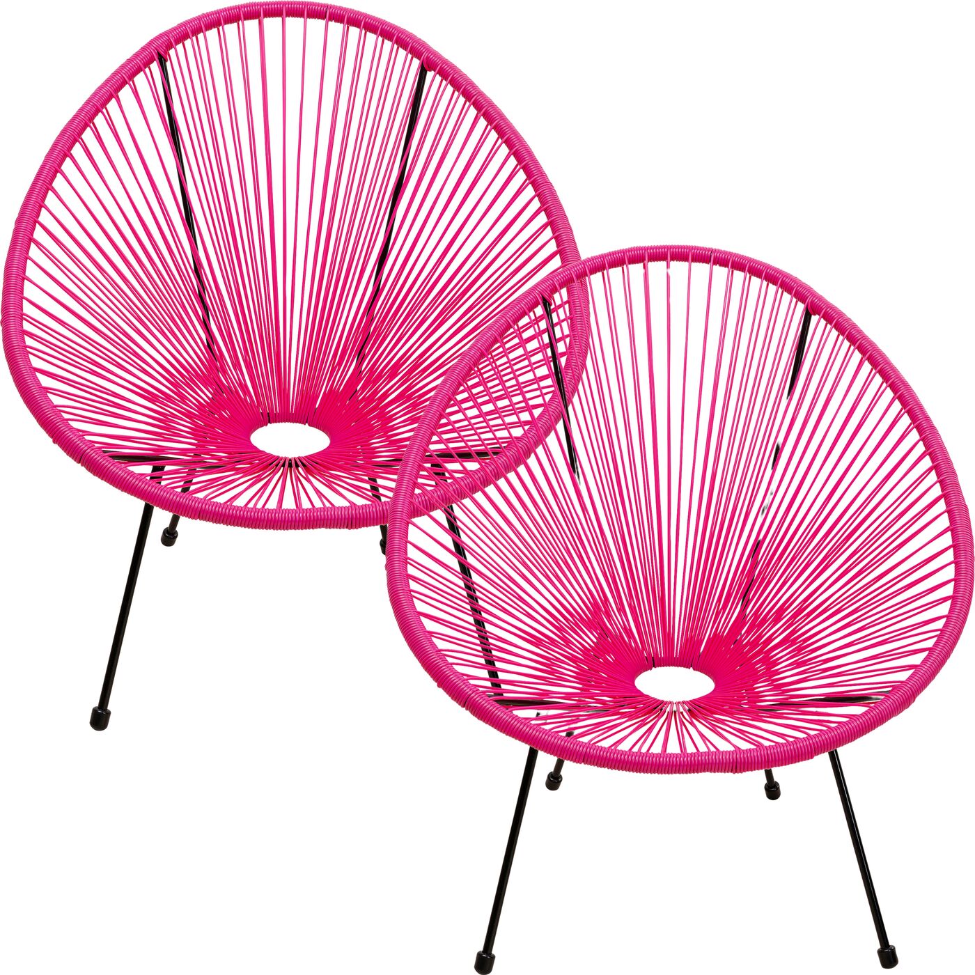 Кресло Acapulco Pink KARE 47423