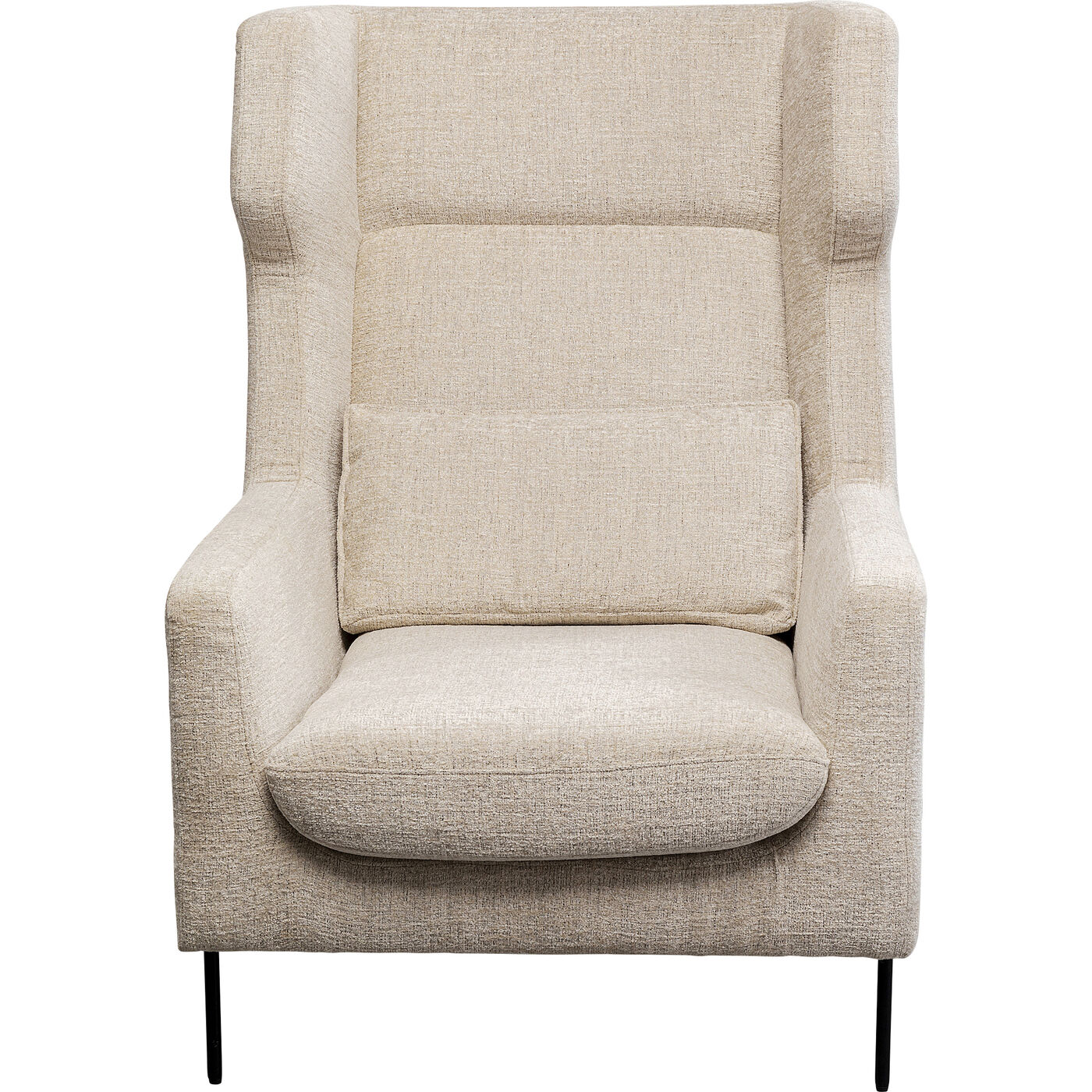 Кресло + Пуф Quinn Heigh Beige KARE 87898