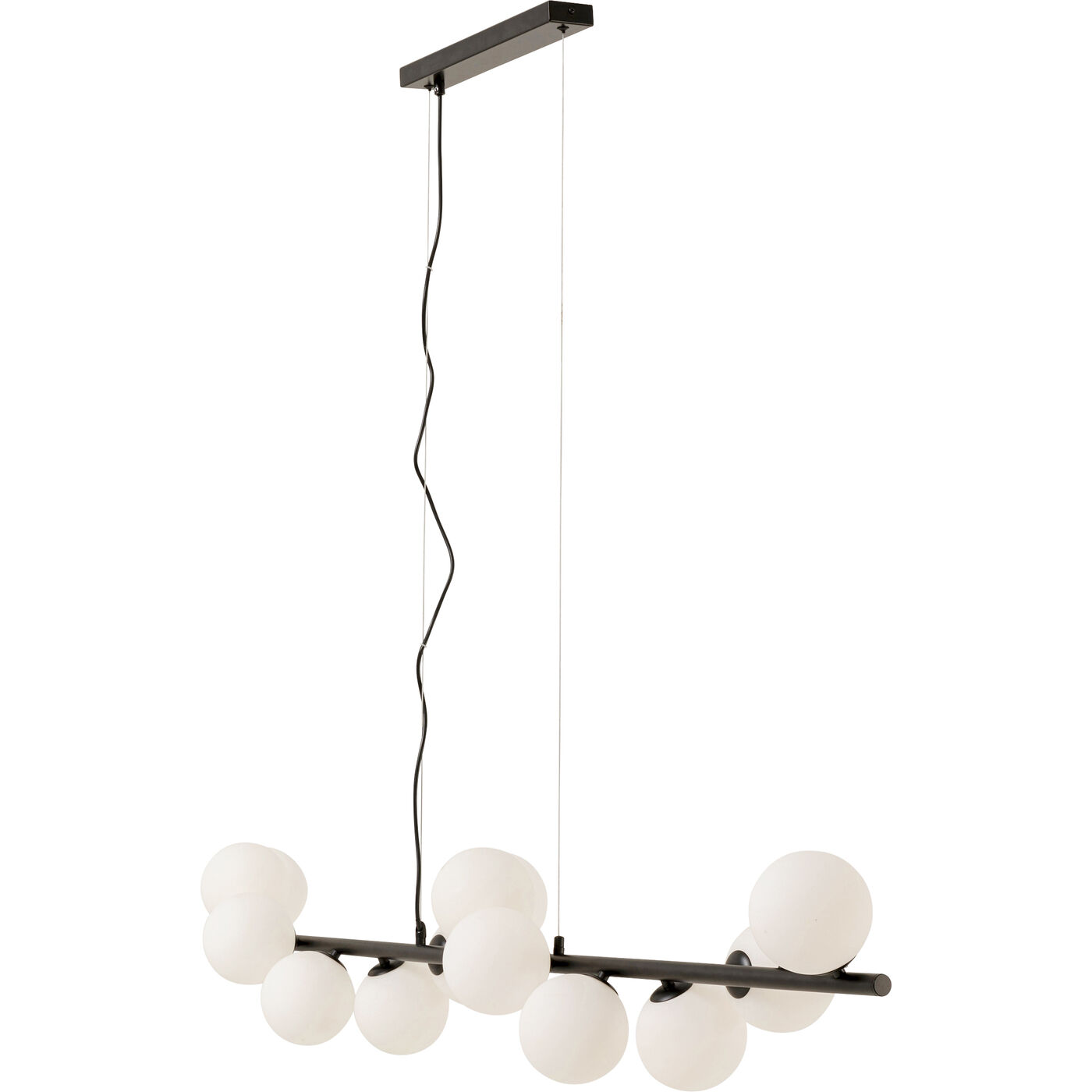 Светильник подвесной Scala Balls Black 150cm KARE 56903