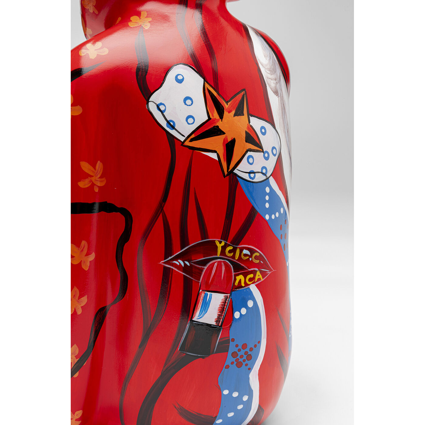 Фигура декоративная Graffiti Monkey Red 39cm KARE 56826