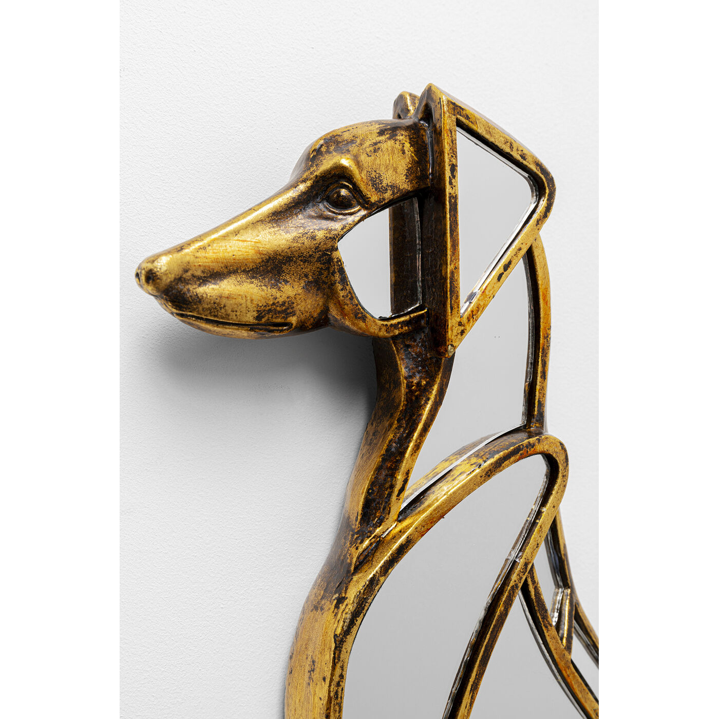 Декор настенный Dog Mirror 38cm KARE 56983