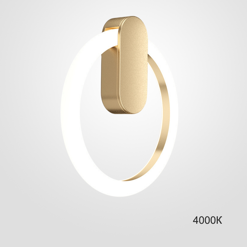Настенный светильник GINA WALL D30 Brass 4000К by ImperiumLoft