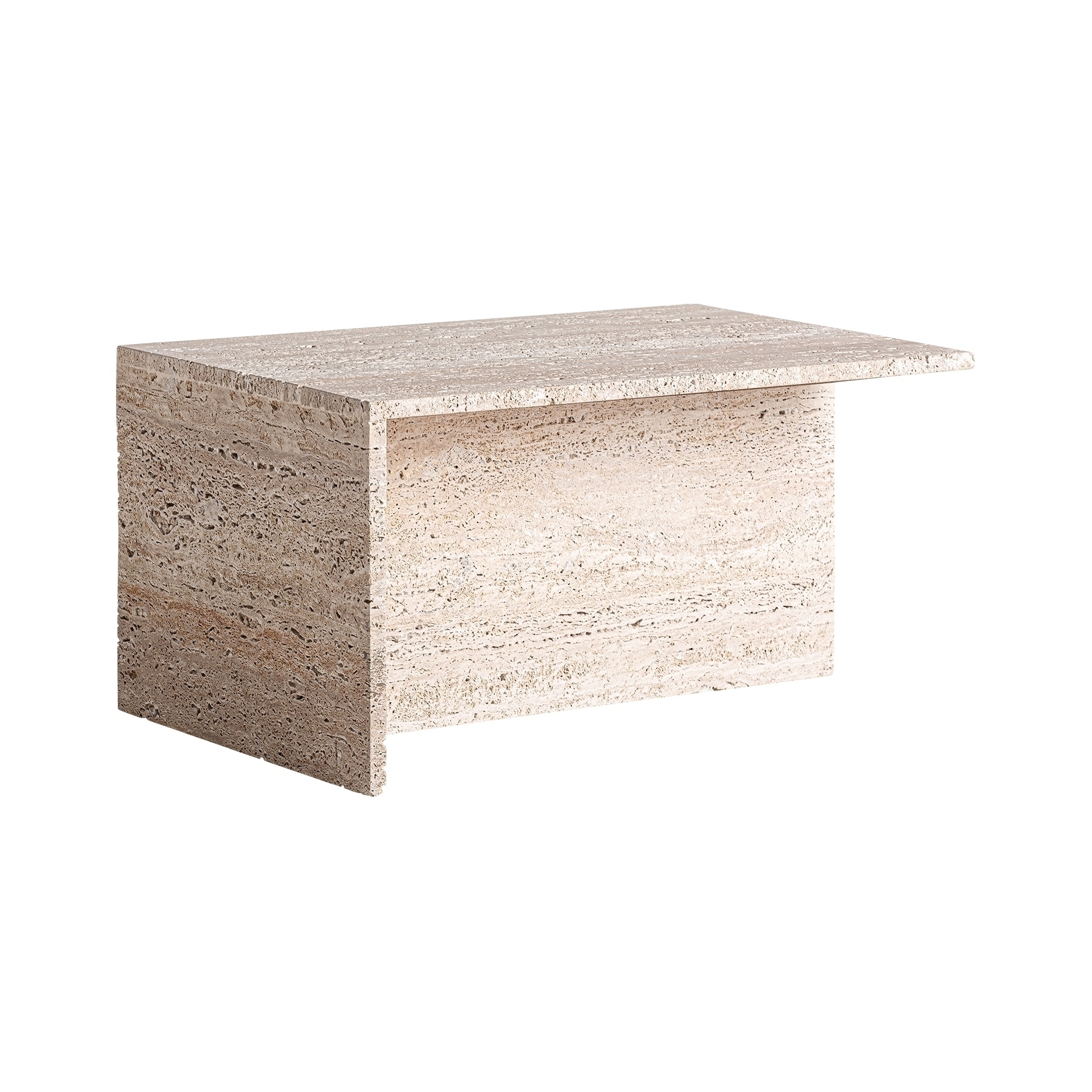 Журнальный столик Theuville из травертина 50x40 Vical