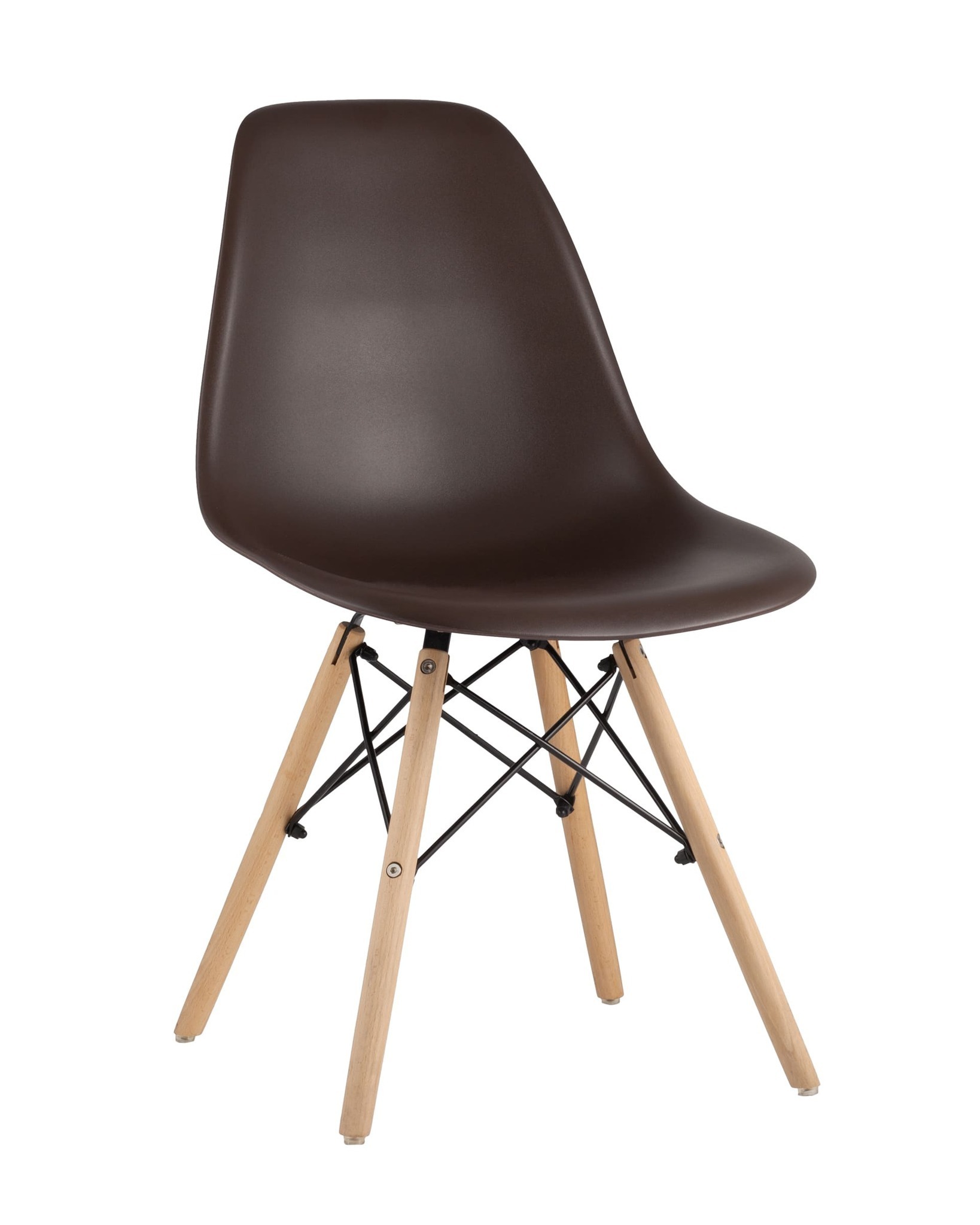 Стул DSW коричневый Stool Group