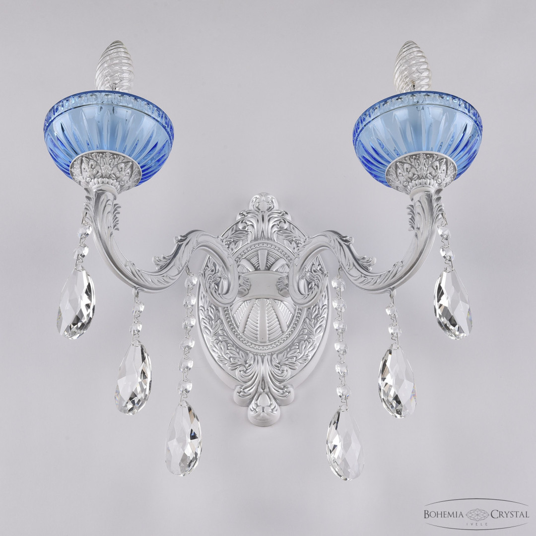 Бра хрустальные AL7901B10/2/175 B WMN P Aquamarine/M-1G Bohemia Ivele Crystal