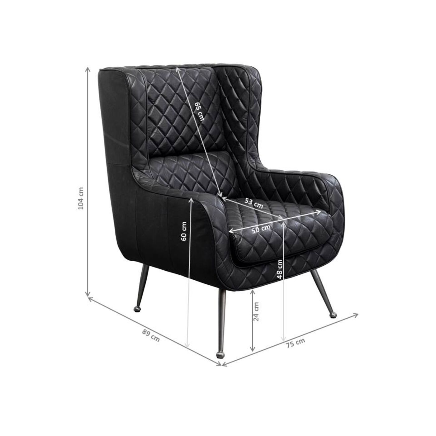 Кресло Nonna Black KARE 87904