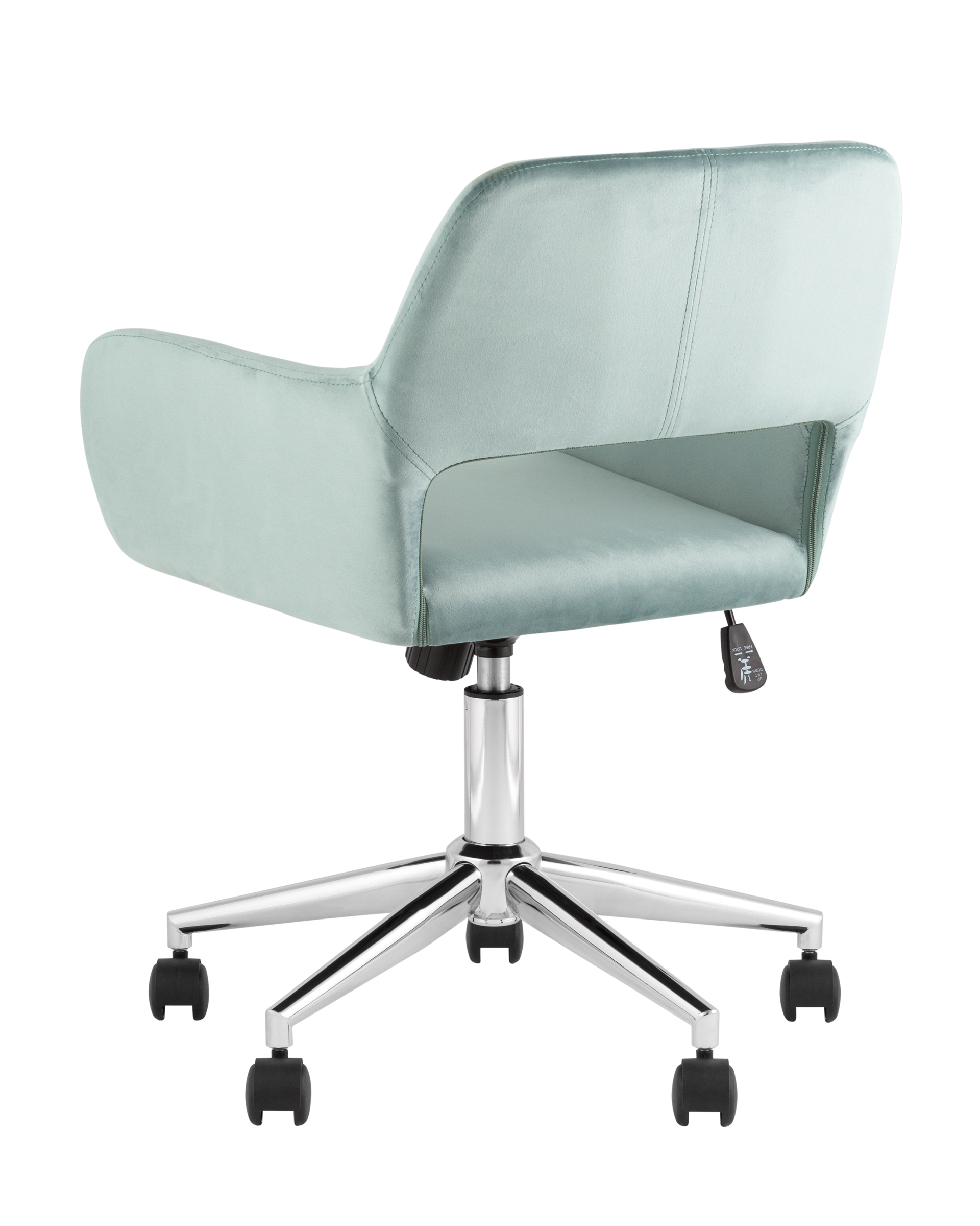 Кресло офисное ROSS велюр серо-зеленый Stool Group