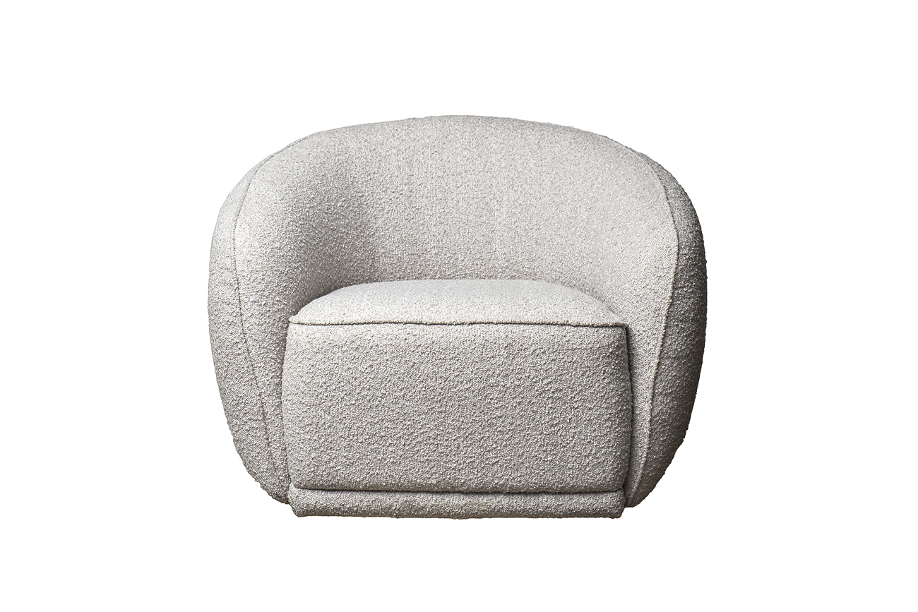 Кресло GD/Toulon бежевый букле Orso BEG 92*82*69 Garda Decor GD/TOULON-1-ORSO BEG