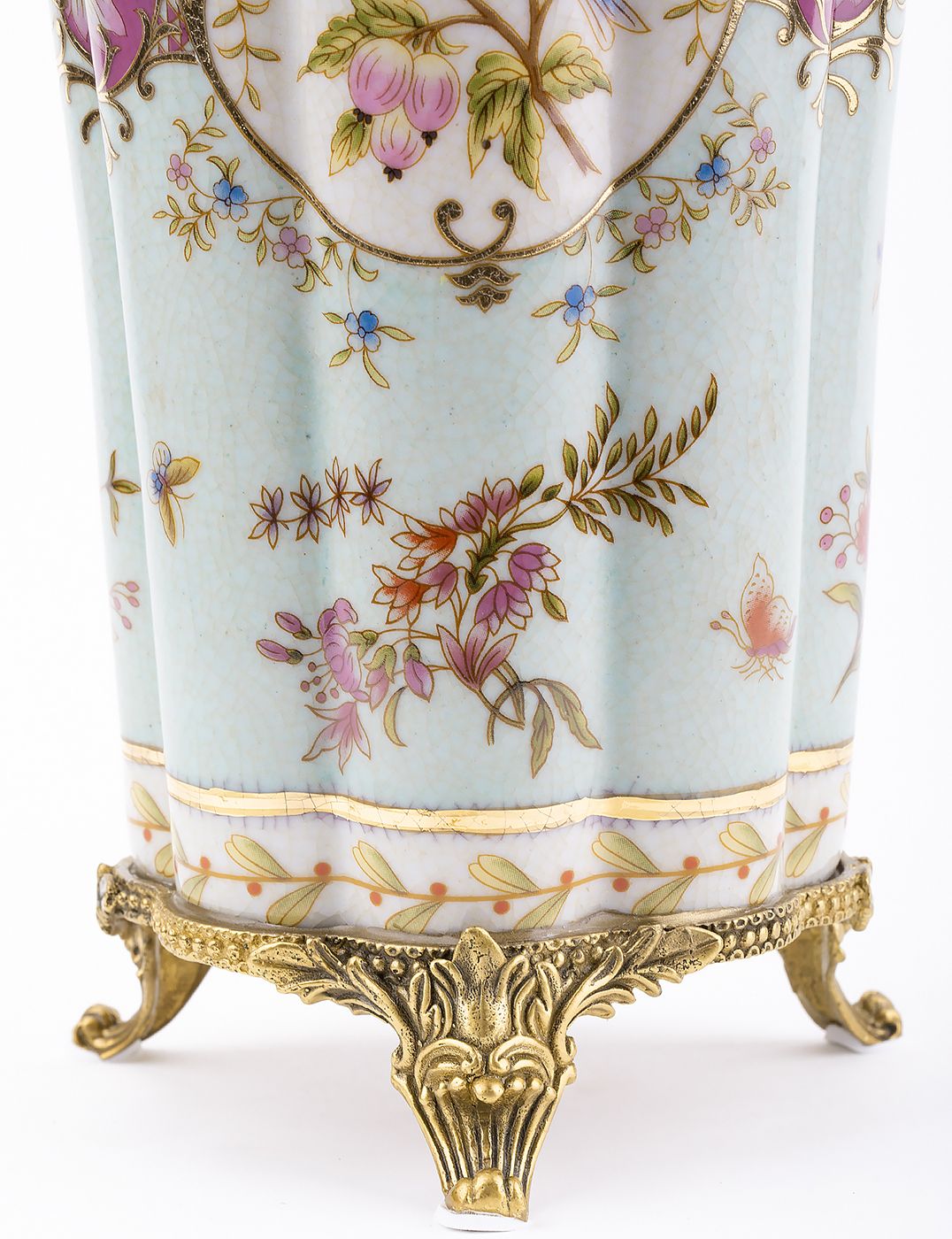 Ваза со стрекозой Glasar 31G1754/A1159HC/LG3042K