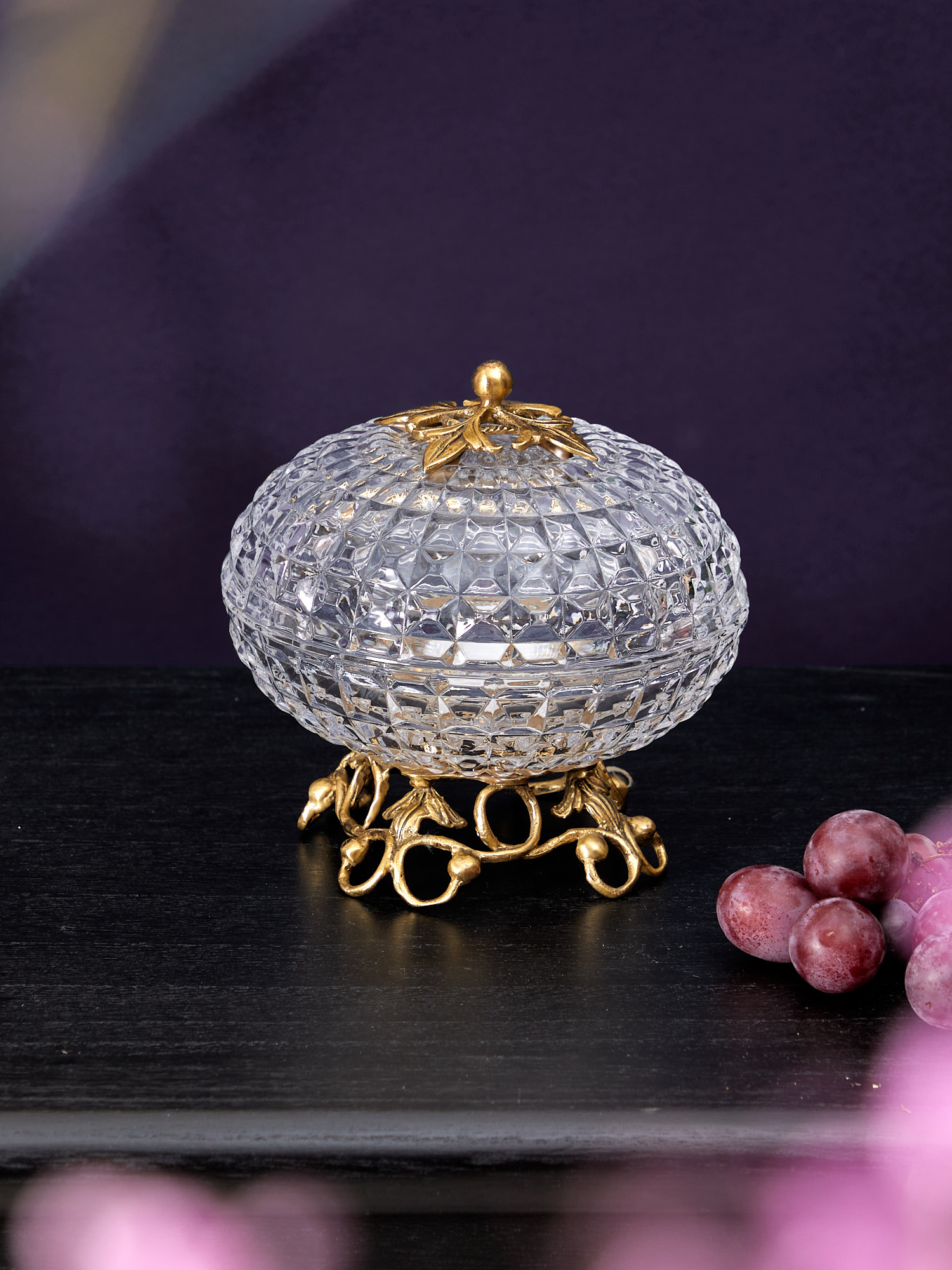 Конфетница Glasar HGL483L/GLASS