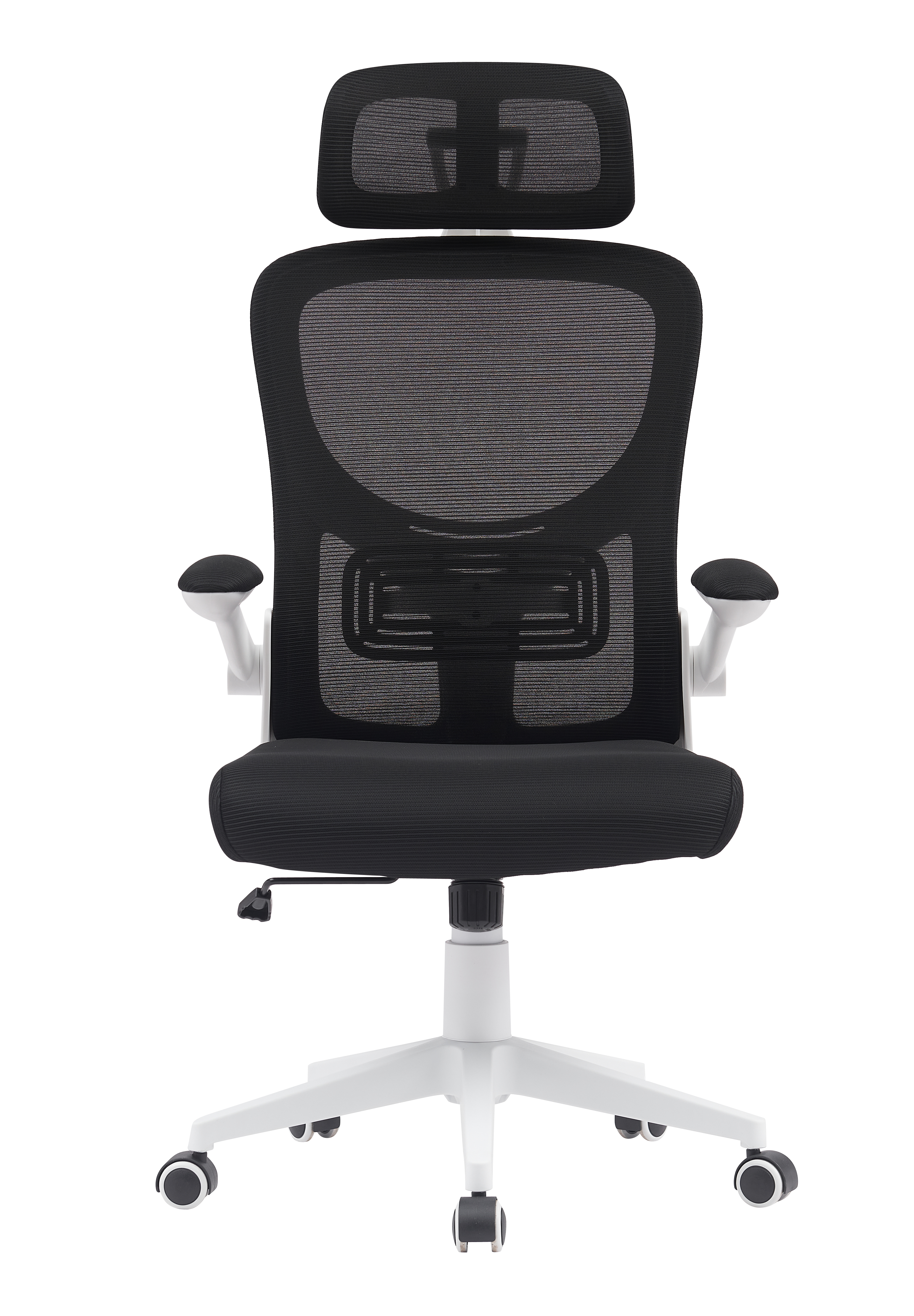Кресло офисное TopChairs Airone белый с черной сеткой Stool Group