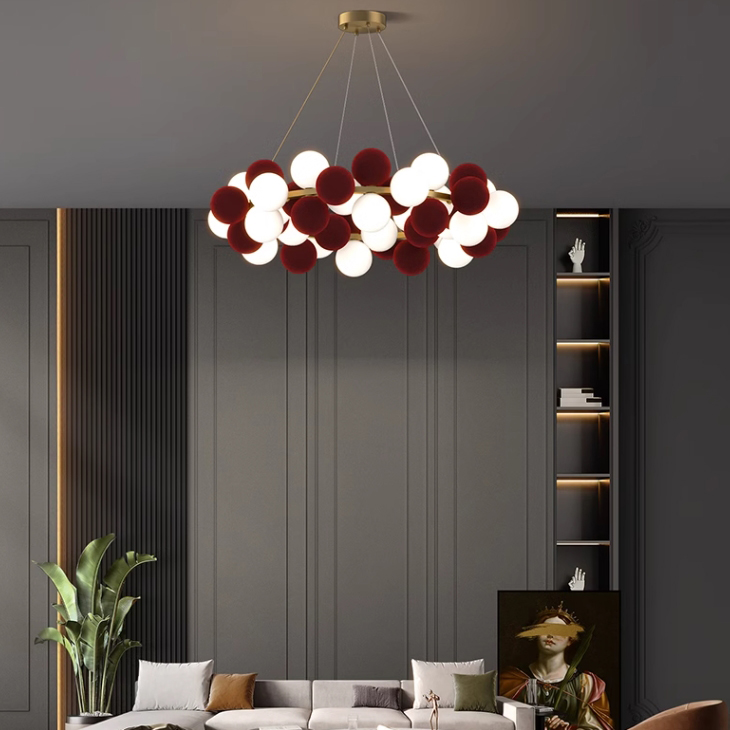Кольцевые люстры и светильники LATTE D100 Black by ImperiumLoft