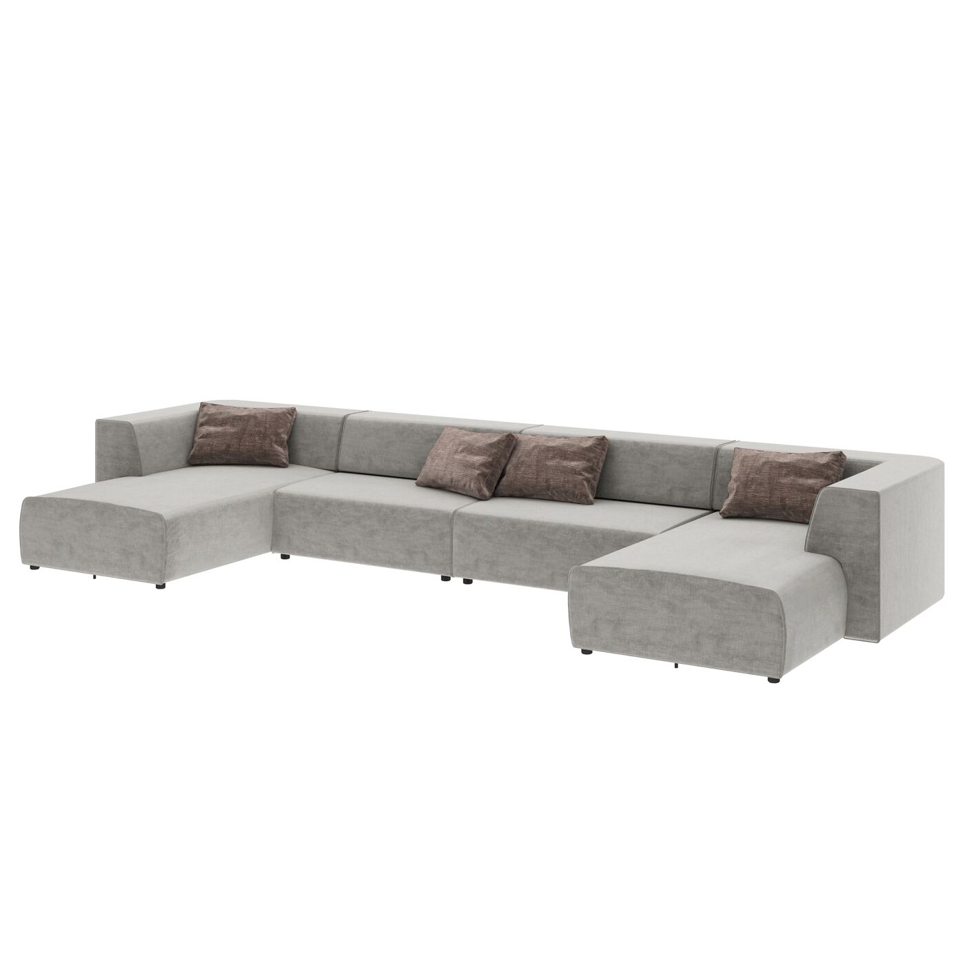 Мягкая зона Infinity Malibu Grey 434 см KARE 86052