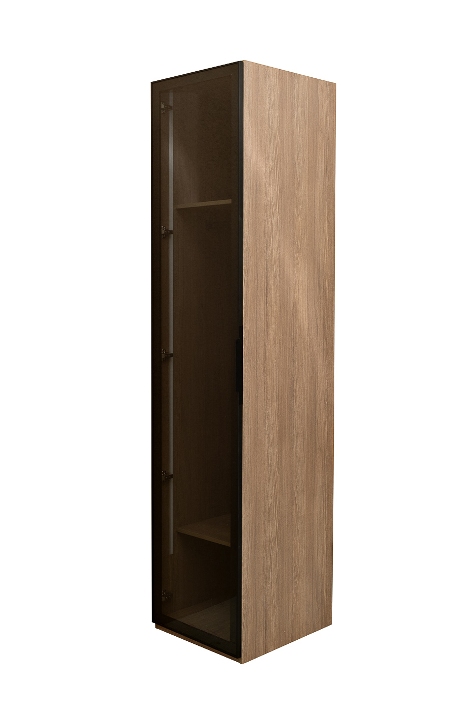 Шкаф-пенал с вешалкой цвет дуб Garda Decor GD-10024/1-3(тонировка)
