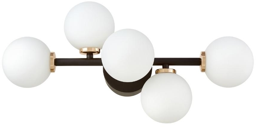 Бра Lumina Deco LDW 6033-5 BK+F.GD