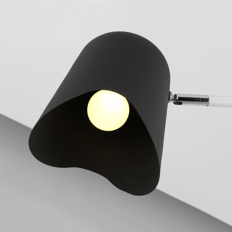 Люстра на штанге NOTCH D70 White by ImperiumLoft