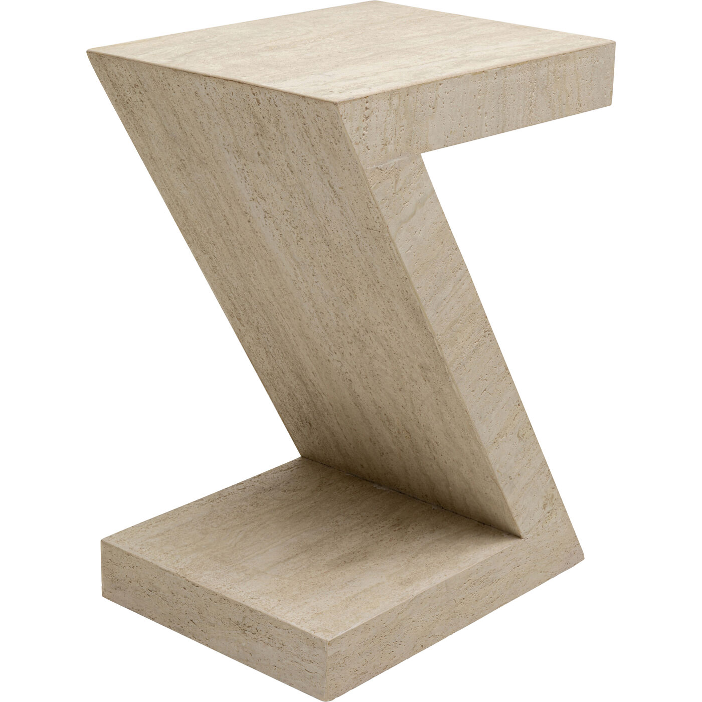 Стол приставной Luxury Z Travertine 60cm KARE 70697