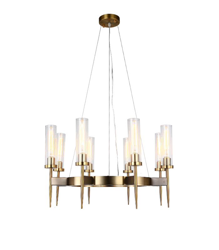 Люстра  Delight Collection Alouette 8 brass
