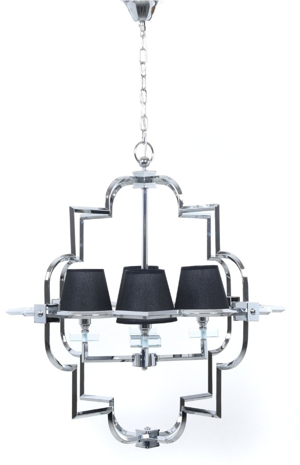 Подвесная люстра Lumina Deco LDP 8020-4 CHR+BK