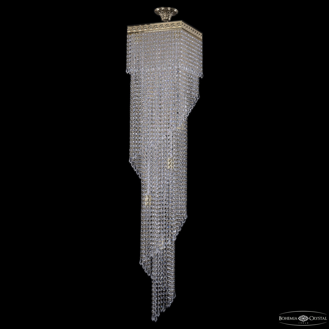 Люстра спираль хрустальная 83112/30IV-150 G Bohemia Ivele Crystal