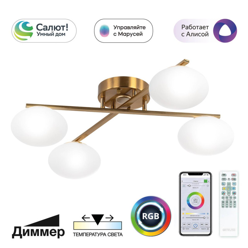 Накладная люстра Citilux CL226A143