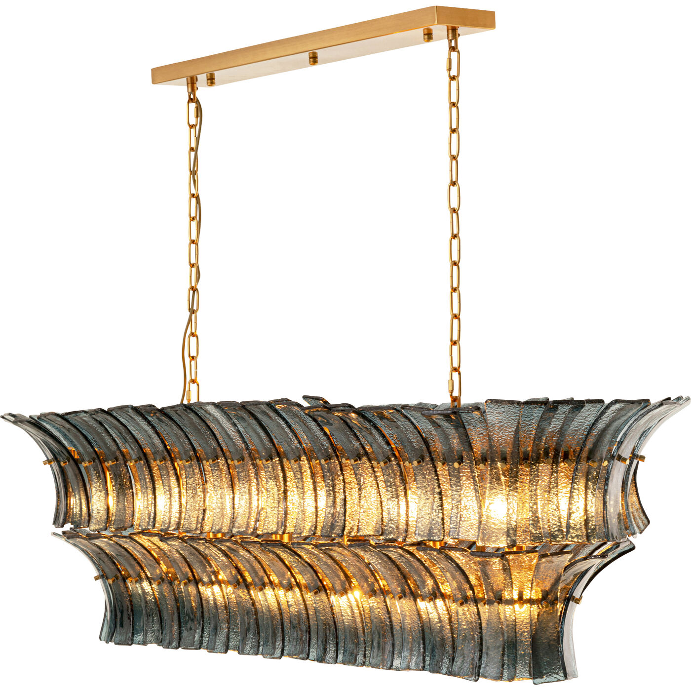 Светильник подвесной Venezia Blue 130cm KARE 58056