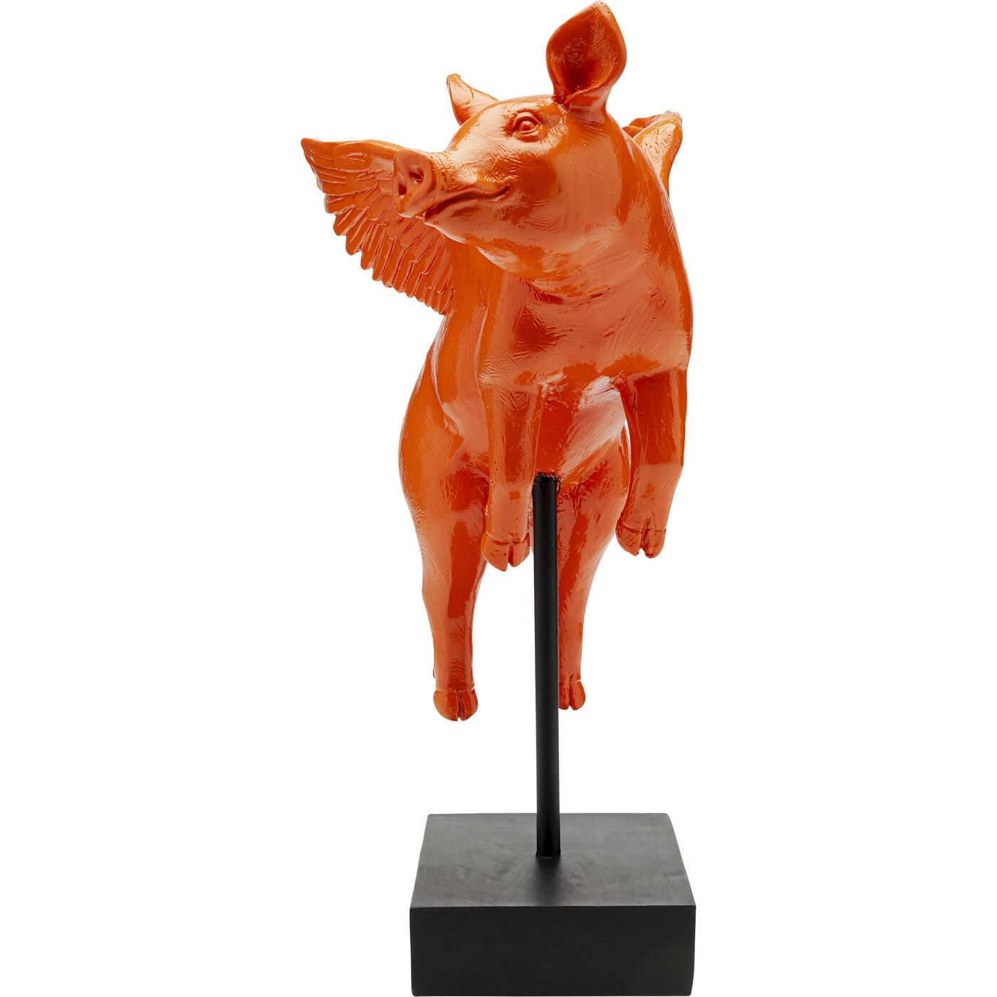 Фигура декоративная Flying Pig Orange 29cm KARE 56904