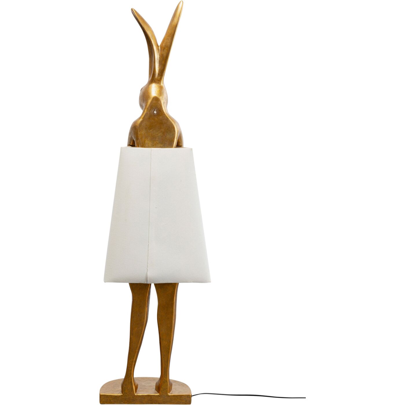 Светильник напольный Animal Rabbit Gold/White 150 см KARE 56129