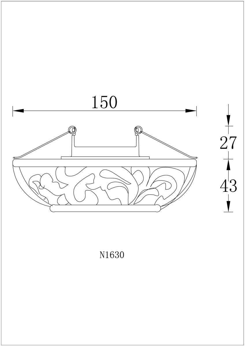 Встраиваемый светильник Donolux N1630-White+silver