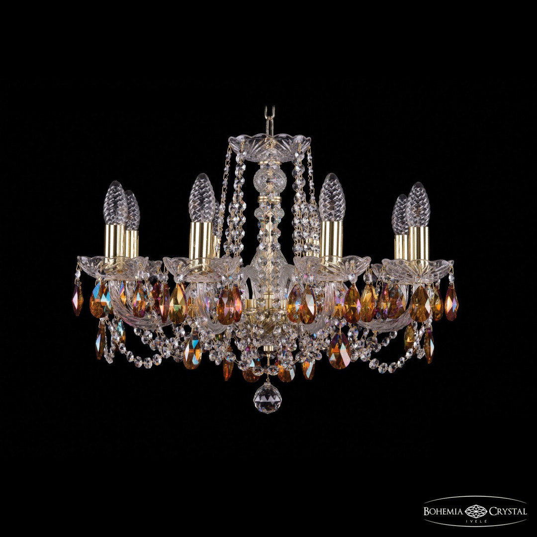Люстра хрустальная 1402/8/195 G K711