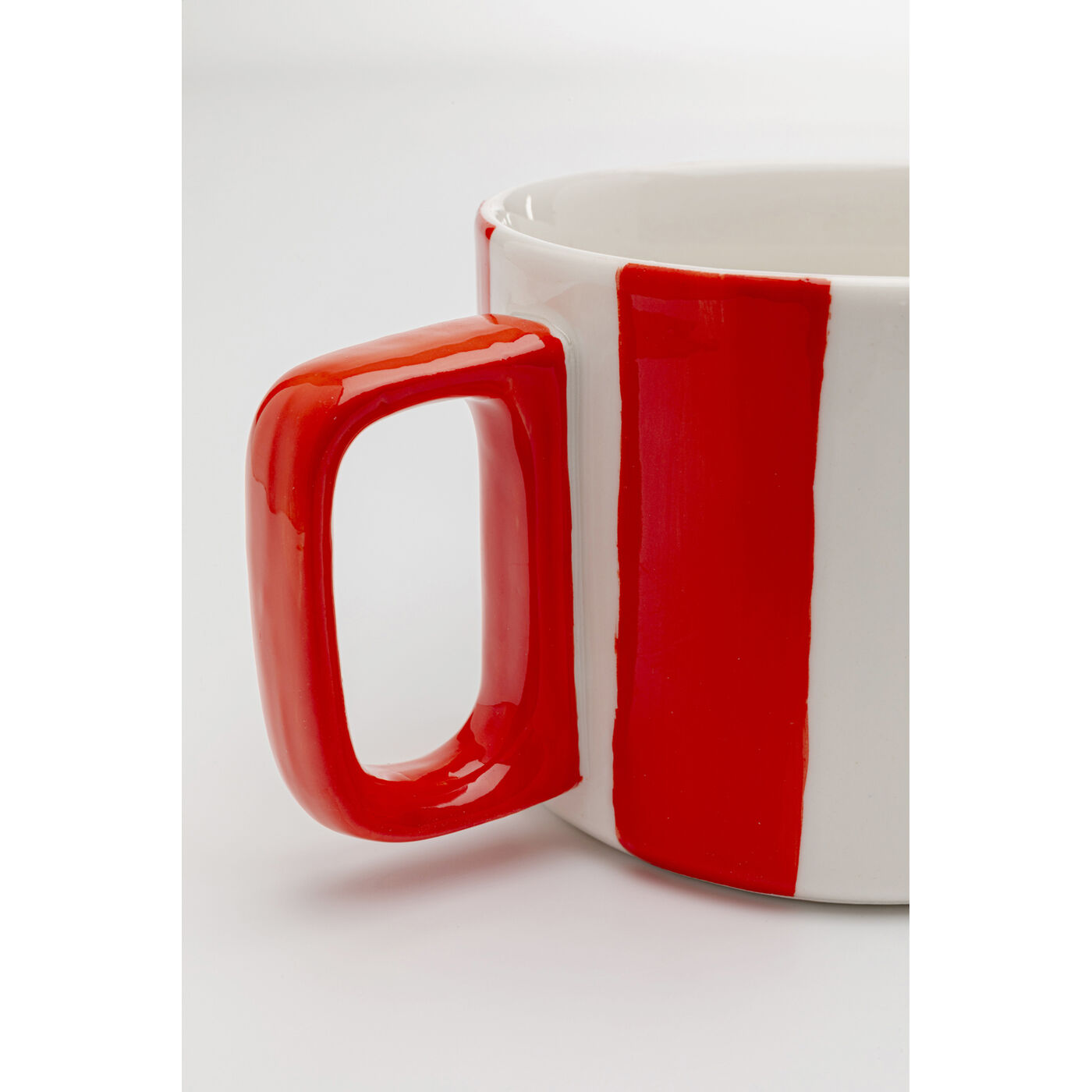 Кружка Cocina Stripes Red KARE 57371