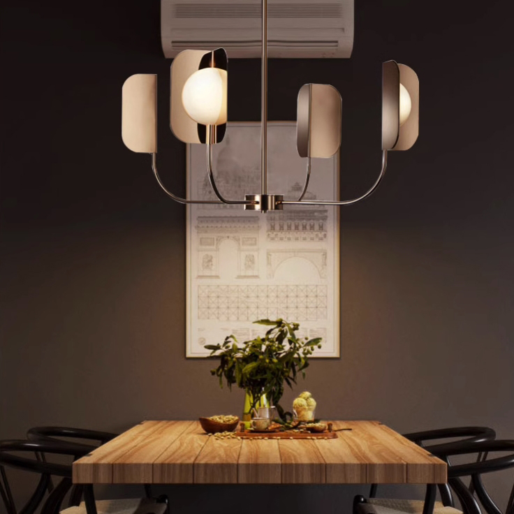 Люстра на штанге Chandeliers LEAF D80 by ImperiumLoft